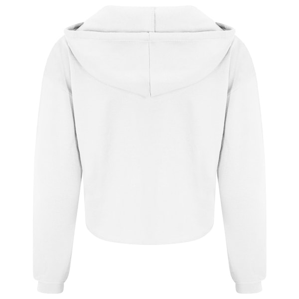 AWDis Just Hoods Dam/Dam Girlie Cropped Hoodie 2XS Arctic Arctic White 2XS