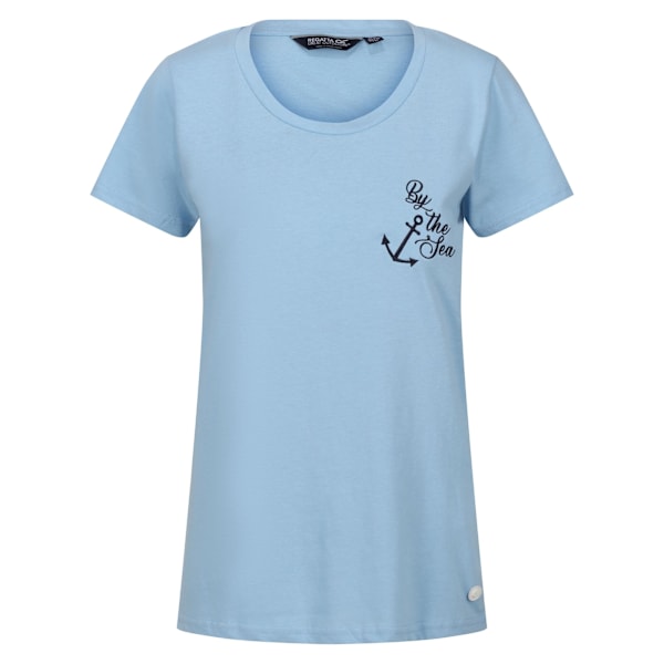 Regatta Dam/Kvinnor Filandra VII By The Sea Anchor T-Shirt 14 Powder Blue 14 UK