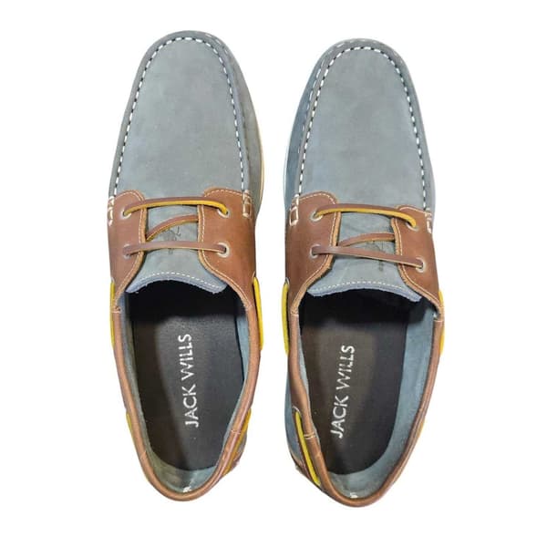 Jack Wills Herr Båtskor i Läder 11 UK Blå Blue 11 UK