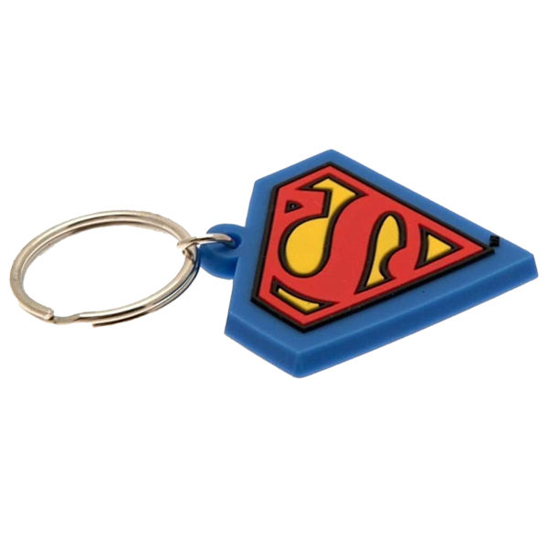 Superman Shield Gummiring En Storlek Blå/Röd/Gul Blue/Red/Yellow One Size