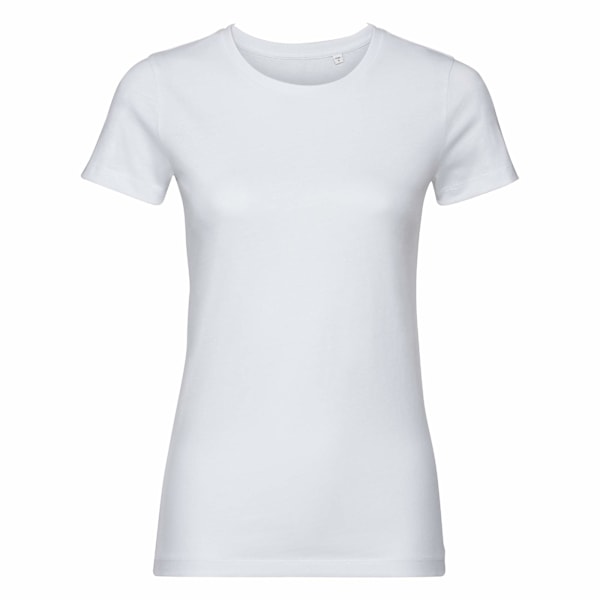 Russell Womens/Ladies Authentic Organic T-Shirt M Vit White M