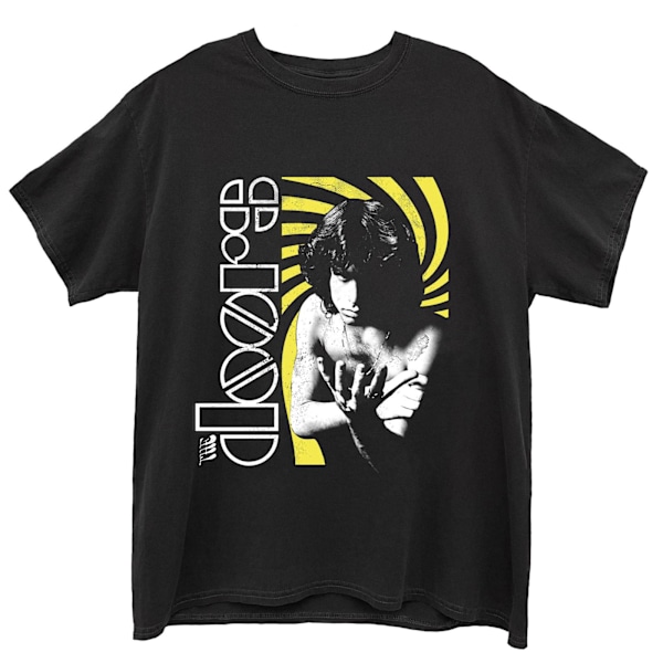The Doors Unisex Adult Jim Spinning Cotton T-Shirt L Svart Black L