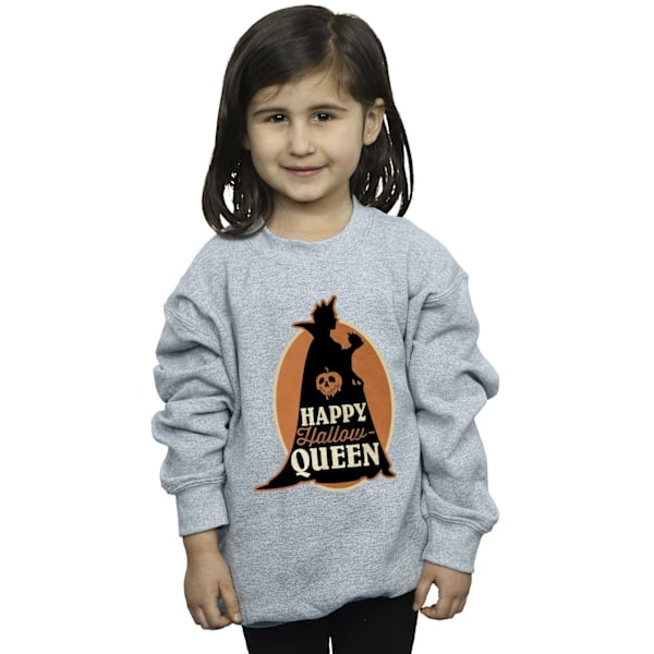 Disney Girls Villains Hallow Queen Sweatshirt 3-4 år Sport Sports Grey 3-4 Years