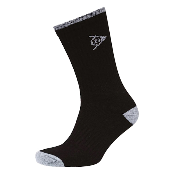 Dunlop Mens Shawlong Sports Socks (3-pack) One Size Black Black One Size