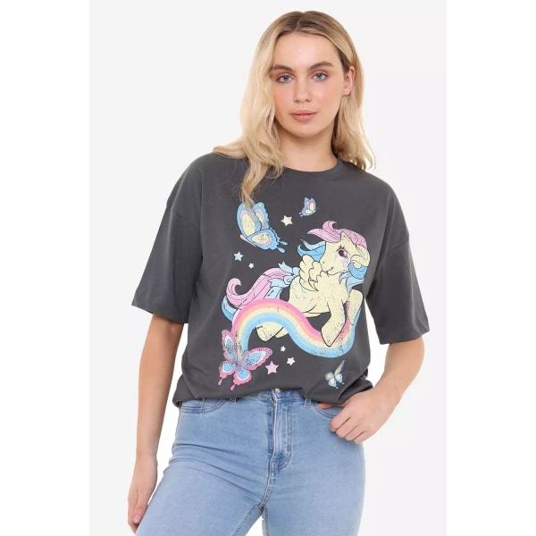 My Little Pony Dam/Dam Whimsicle Pony Oversized T-shirt S Dark Charcoal S