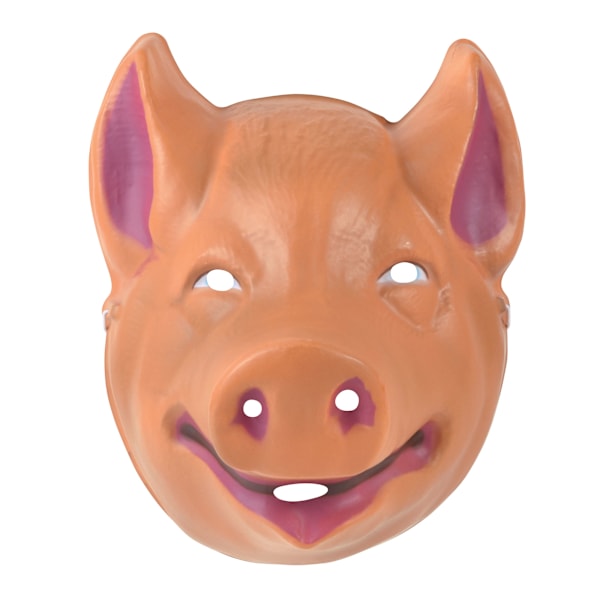 Bristol Novelty Unisex Plast Gris Mask En Storlek Rosa Pink One Size