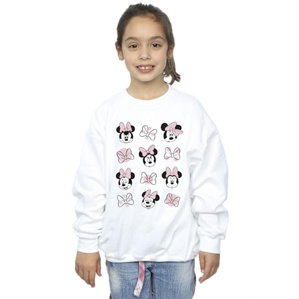Disney Girls Minnie Mouse Flera Sweatshirt 9-11 År Vit White 9-11 Years