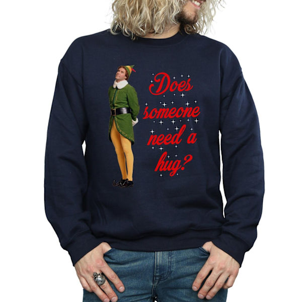 Elf Herr Hug Buddy Sweatshirt L Marinblå Navy Blue L