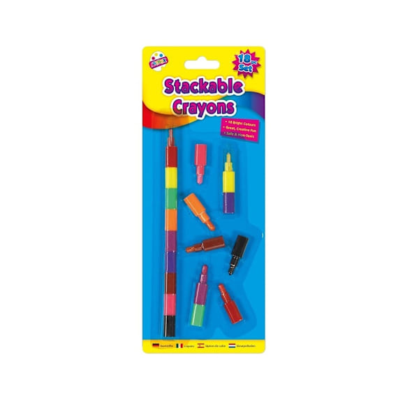 ArtBox stapelbara kritor (18-pack) En storlek Flerfärgad Multicoloured One Size