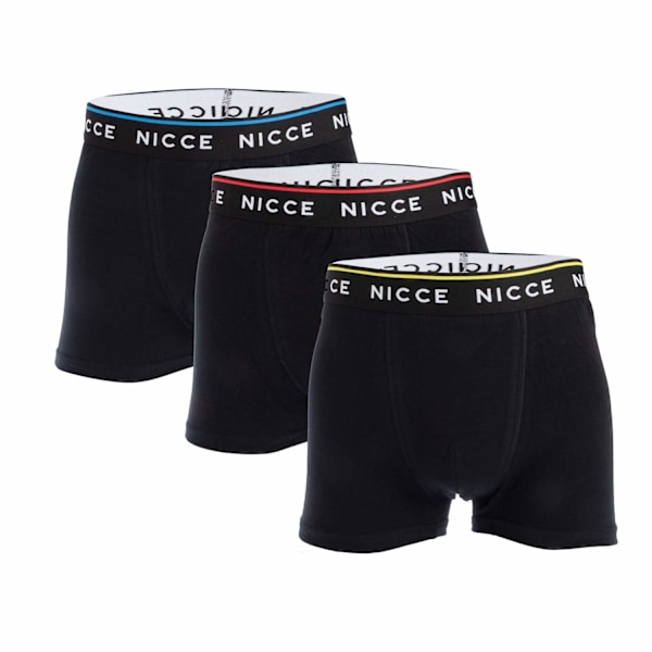 Nicce Balbyn Boxerkalsonger för män (3-pack) XL Svart Black XL