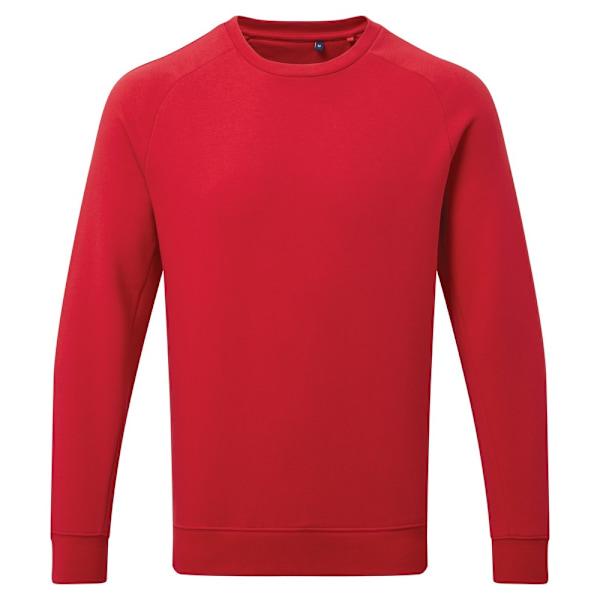 Asquith & Fox Herr Organic Crew Neck Sweatshirt S Cherry Red Cherry Red S