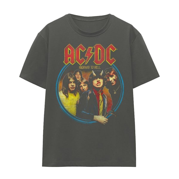 AC/DC Unisex Vuxen Highway To Hell T-Shirt L Gråmelerad Charcoal L