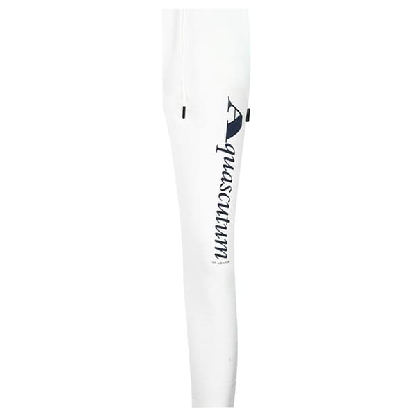Aquascutum Logo Joggingbyxor Herr L Vit White L