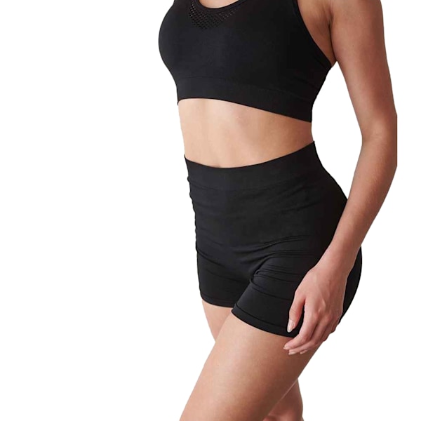 Tombo Seamless Shorts för Kvinnor/Dam XXS/XS Svart Black XXS/XS