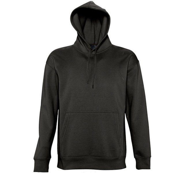 SOLS Slam Unisex Hoodie / Huvtröja XS Svart Black XS