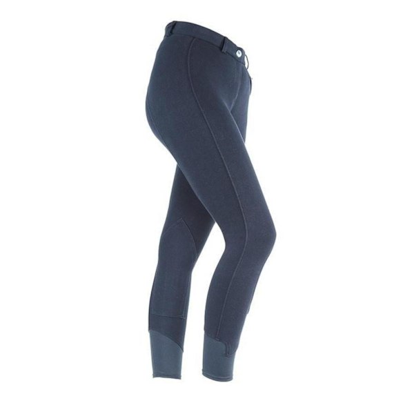 SaddleHugger Flickor Ridbyxor 7-8 År Svart Black 7-8 Years