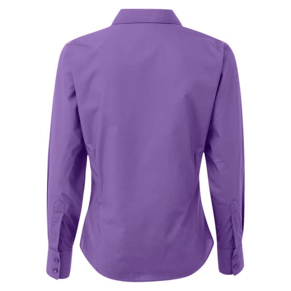 Premier Dam/Dam Poplin Långärmad Blus 8 Svart Black 8