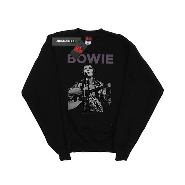 David Bowie Boys Rock Poster Sweatshirt 12-13 år Svart Black 12-13 Years