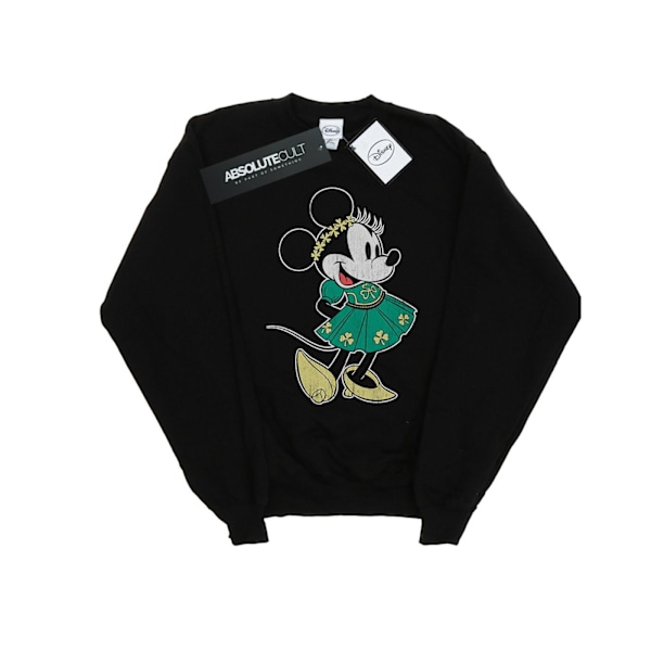 Disney Herr Minnie Mouse St Patrick´s Day Kostym Sweatshirt 5X Black 5XL