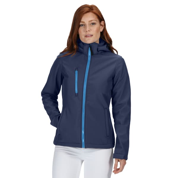 Regatta Professional 3-lagers softshelljacka för dam Navy/French Blue 8 UK
