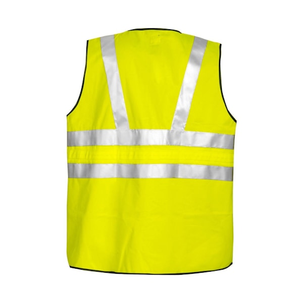 Projob Hi-Vis väst för män, en storlek, gul Yellow One Size