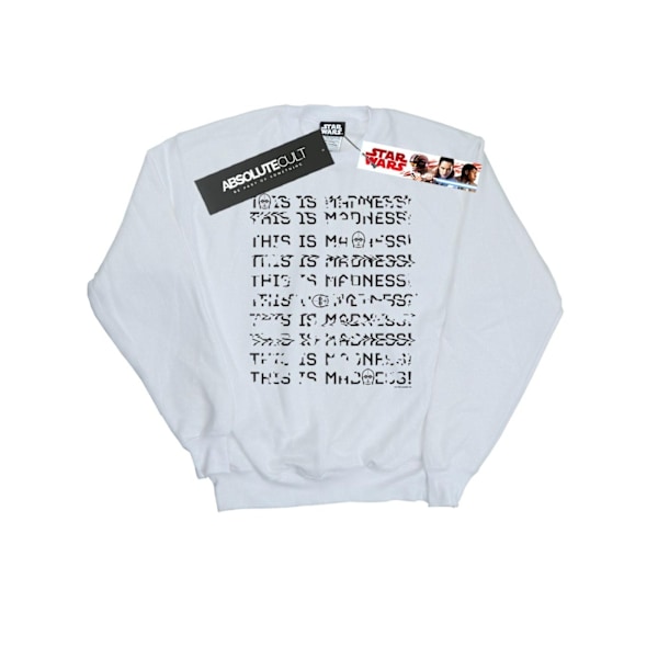 Star Wars Herr C-3PO Glitch Sweatshirt M Vit White M
