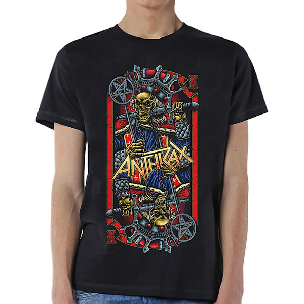 Anthrax Unisex Adult Evil King T-Shirt S Svart Black S