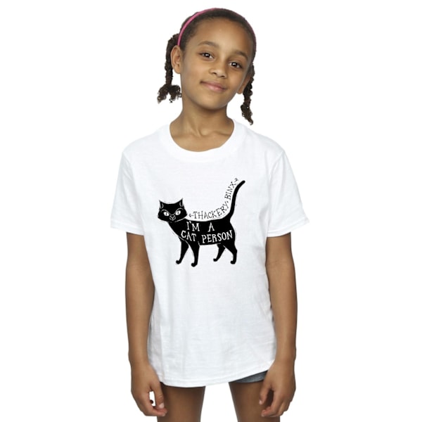 Disney Girls Hocus Pocus A Cat Person Bomull T-shirt 7-8 år White 7-8 Years