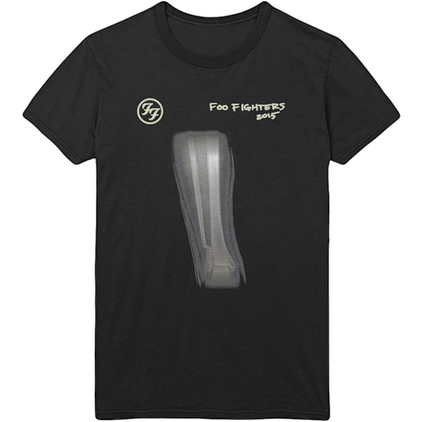 Foo Fighters Unisex Adult X-Ray T-Shirt XL Svart Black XL