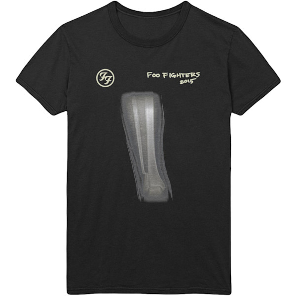 Foo Fighters Unisex Adult X-Ray T-Shirt XXL Svart Black XXL