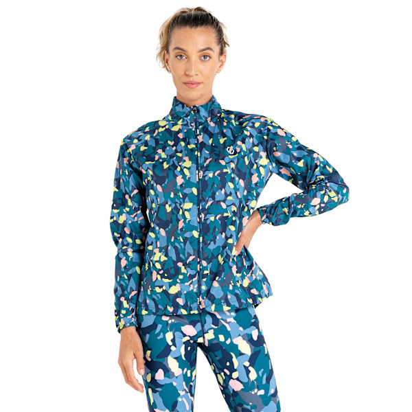 Dare 2B Dam Resilient II Windshell Abstract Lättviktsjacka Fortune Green 8 UK