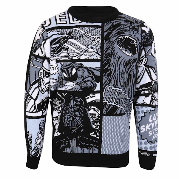 Star Wars Unisex Vuxen Manga Stickad Tröja XXL Flerfärgad Multicoloured XXL