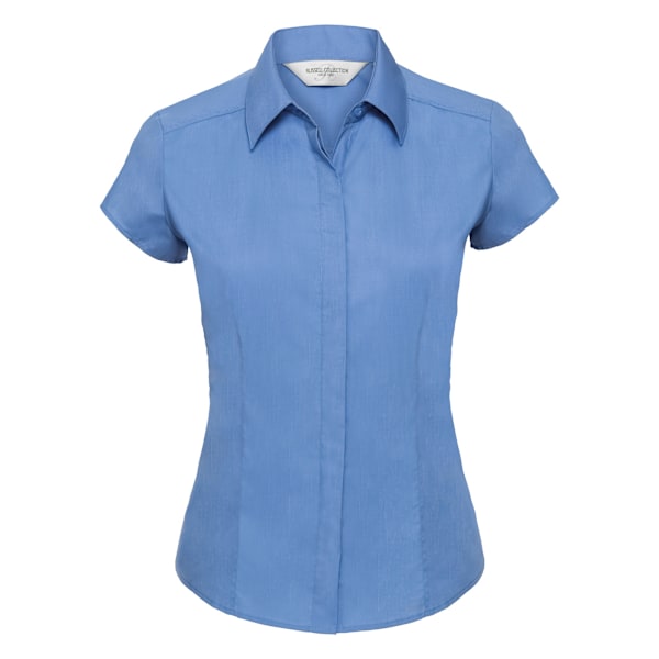 Russell Collection Damkläder Ärmlös Polycotton Lättvårdad Skräddarsydd Corporate Blue XL