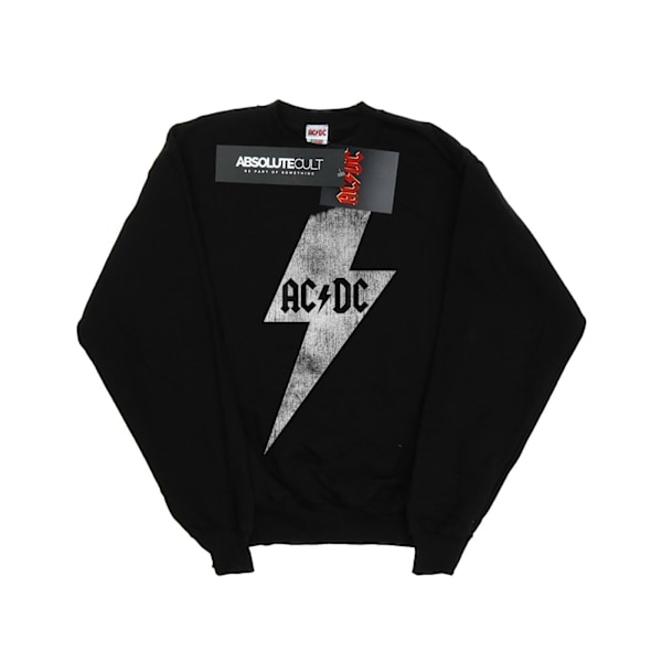 AC/DC Girls Lightning Bolt Sweatshirt 9-11 år Svart Black 9-11 Years