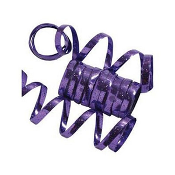 Kreativa festliga holografiska serpentiner En storlek Lila Purple One Size