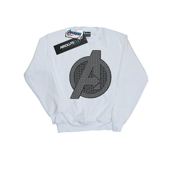 Marvel Womens/Ladies Avengers Endgame Iconic Logo Sweatshirt XL White XL