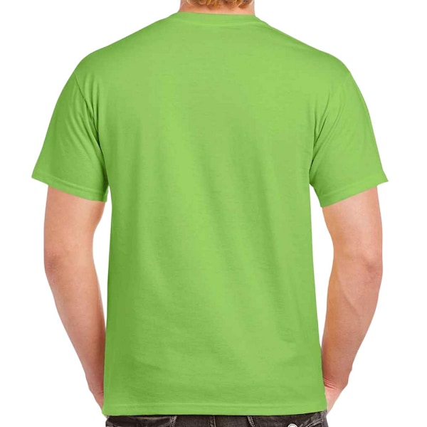 Gildan Unisex T-shirt i tung bomull för vuxna, M, lime Lime M