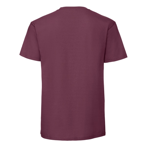 Fruit of the Loom Mens Iconic Premium Ringspun Cotton T-Shirt 3 Burgundy 3XL