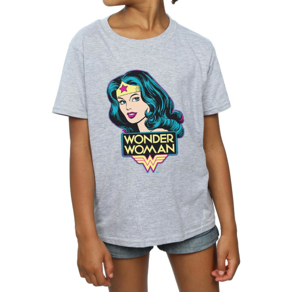 Wonder Woman T-shirt för flickor 12-13 år Sports Grey Sports Grey 12-13 Years