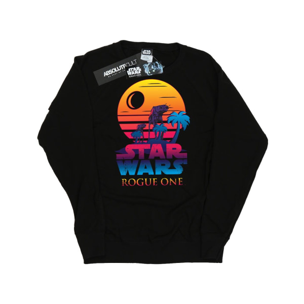 Star Wars Dam/Dam Rogue One Logo Sunset Sweatshirt XXL Bl Black XXL