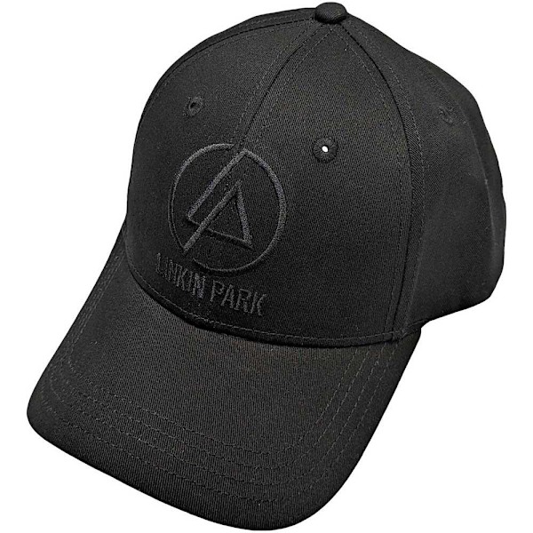 Linkin Park Unisex Vuxen Koncentrisk Textlogotyp Baseballkeps One Black One Size