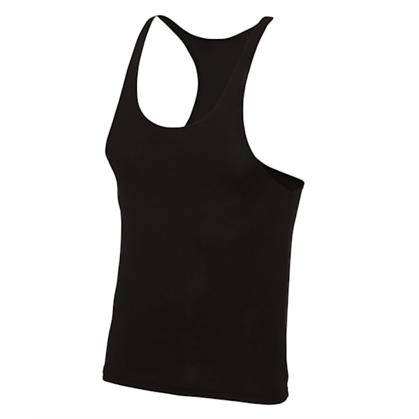 Awdis Mens Cool Muscle Vest Top L Jet Black Jet Black L