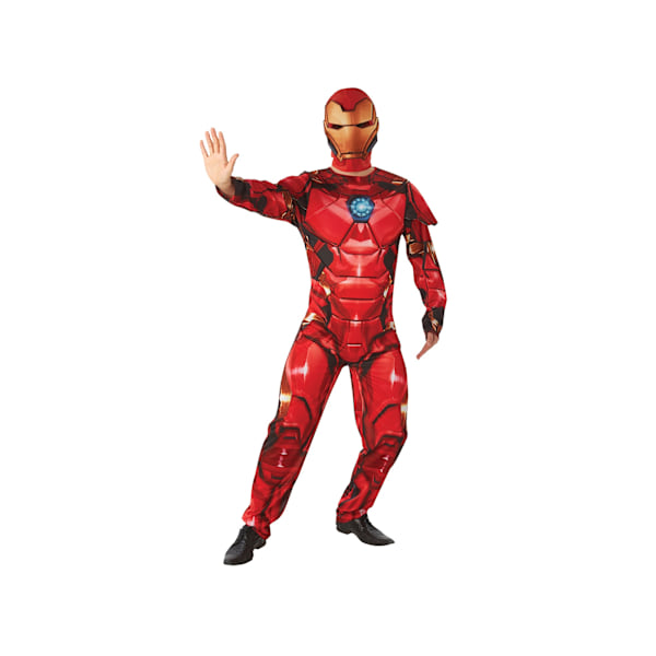 Iron Man Boys Deluxe Refresh Kostym XL Röd Red XL