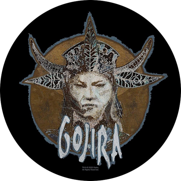 Gojira Fortitude Patch One Size Svart/Vit/Brun Black/White/Brown One Size