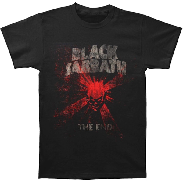Black Sabbath Unisex Adult The End Skull Shine T-Shirt XL Svart Black XL