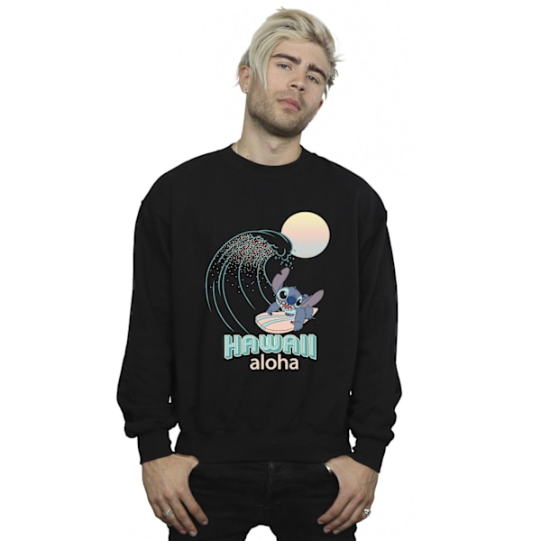 Disney Herr Lilo And Stitch Hawaii Sweatshirt L Svart Black L