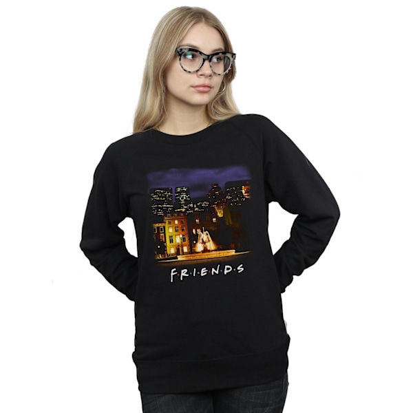 Friends Dam Nattfontän Sweatshirt L Svart Black L