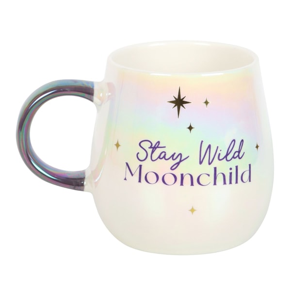 Something Different Stay Wild Moon Child Rund Mugg En Storlek Vit White/Multicoloured One Size