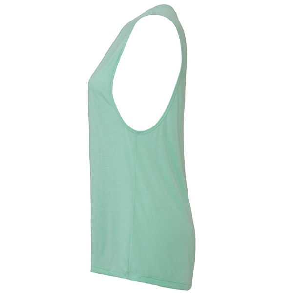 Bella + Canvas Dam/Damer Flowy Muscle Scoop Neck Tank Top S Mint S