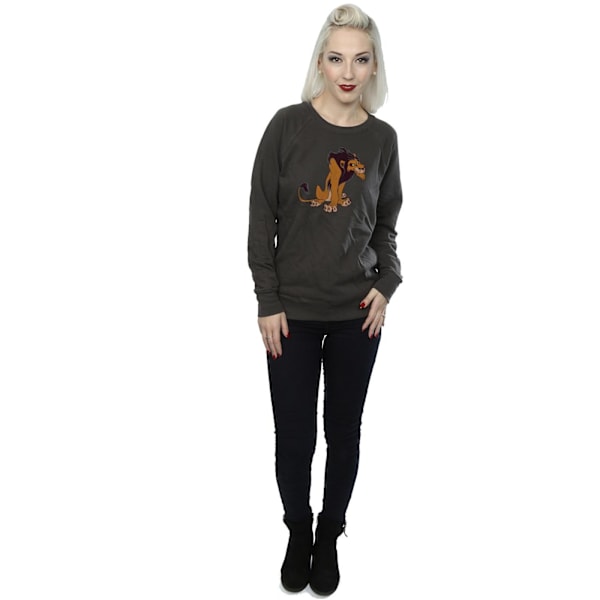 Disney Dam/Kvinnor Klassisk Scar Sweatshirt M Ljus Grafit Light Graphite M